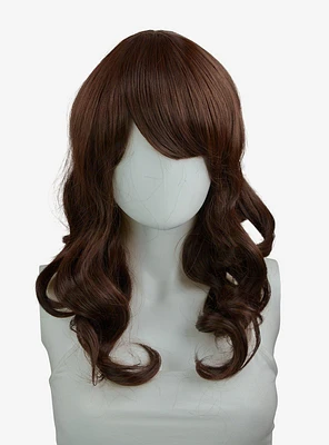 Epic Cosplay Hestia Dark Brown Shoulder Length Curly Wig