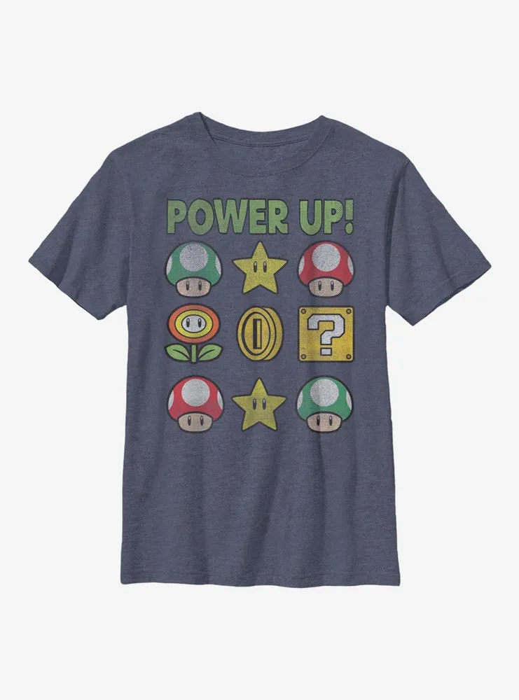 Nintendo Super Mario Power Youth T-Shirt