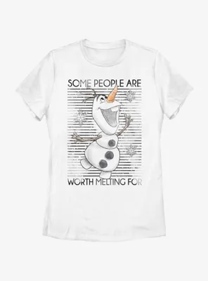 Disney Frozen Worth The Melt Womens T-Shirt