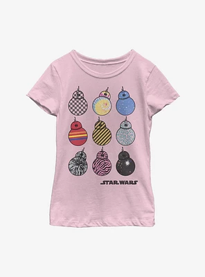 Star Wars Episode IX The Rise Of Skywalker BB8 Youth Girls T-Shirt