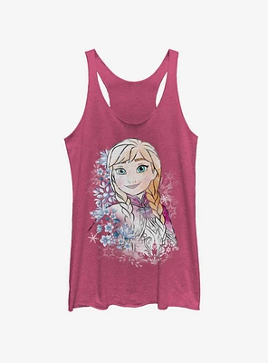 Disney Frozen Anna Flowers Girls Tank