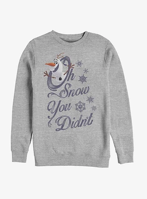 Disney Frozen Oh Snow Sweatshirt