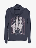 Disney Frozen 2 Forest Frame Cowl Neck Long-Sleeve Girls Top