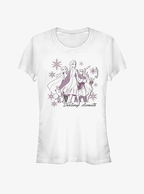 Disney Frozen 2 Destiny Awaits Girls T-Shirt