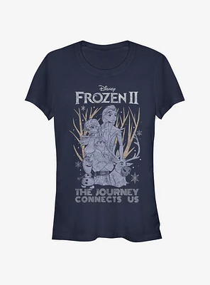 Disney Frozen 2 Sketchy Group Girls T-Shirt