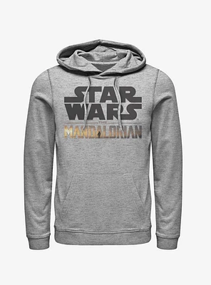 Star Wars The Mandalorian Stacked Logo Hoodie