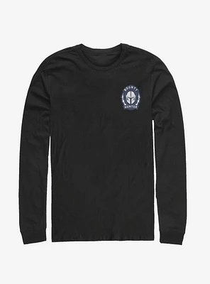 Star Wars The Mandalorian Bounty Hunter Logo Long-Sleeve T-Shirt