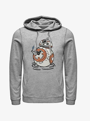 Star Wars Episode IX The Rise Of Skywalker BB-8 Doodles Hoodie