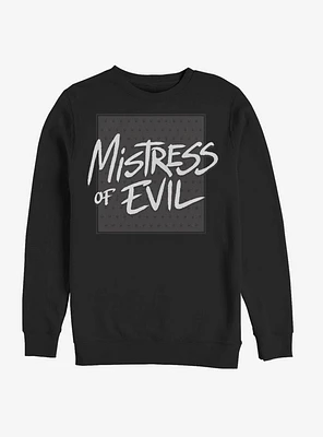 Disney Maleficent: Mistress Of Evil Bold Text Sweatshirt