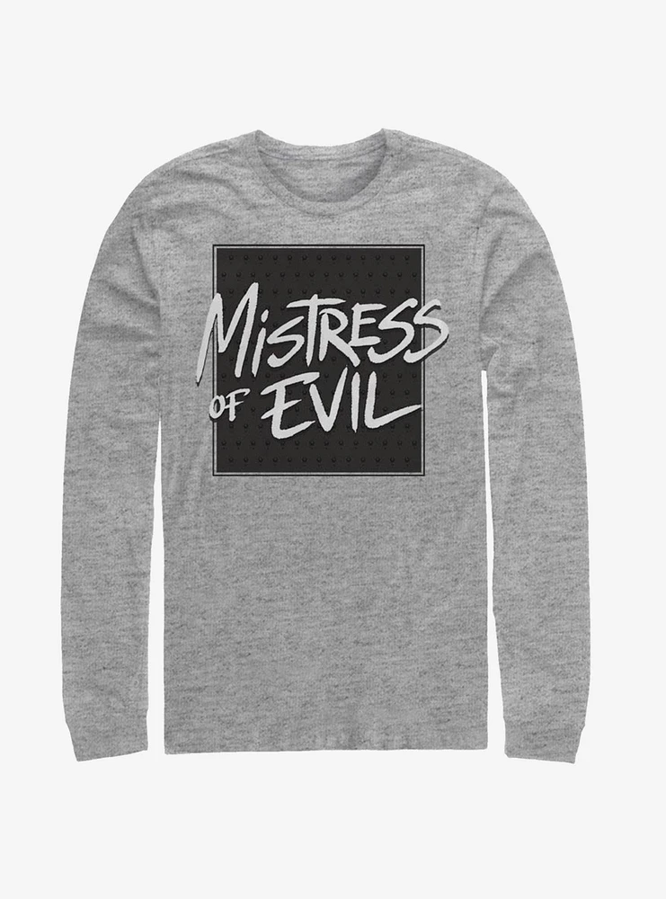 Disney Maleficent: Mistress Of Evil Bold Text Long-Sleeve T-Shirt