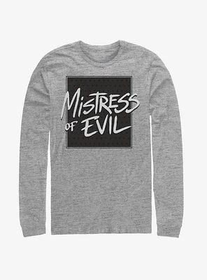 Disney Maleficent: Mistress Of Evil Bold Text Long-Sleeve T-Shirt