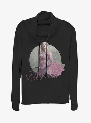 Disney Maleficent: Mistress Of Evil Aurora Cowl Neck Long-Sleeve Girls Top