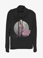 Disney Maleficent: Mistress Of Evil Aurora Cowl Neck Long-Sleeve Girls Top