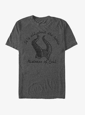 Disney Maleficent: Mistress Of Evil All About The Horns T-Shirt