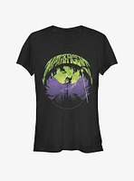 Disney Maleficent Castle Flame Outline Girls T-Shirt