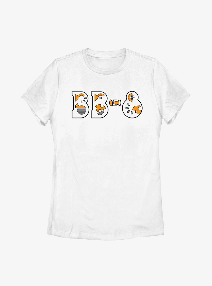Star Wars Episode IX The Rise Of Skywalker BB-8 Droid Parts Womens T-Shirt