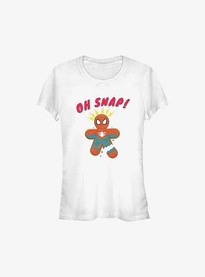 Marvel Spider-Man Spider Cookie Holiday Girls T-Shirt