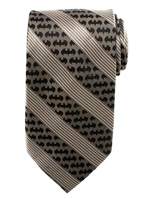 DC Comics Batman Black Pinstripe Tie