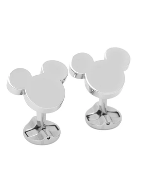 Disney Mickey Mouse Silhouette Stainless Steel Cufflinks