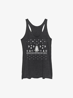 Super Mario Video Game Holiday Girls Tank