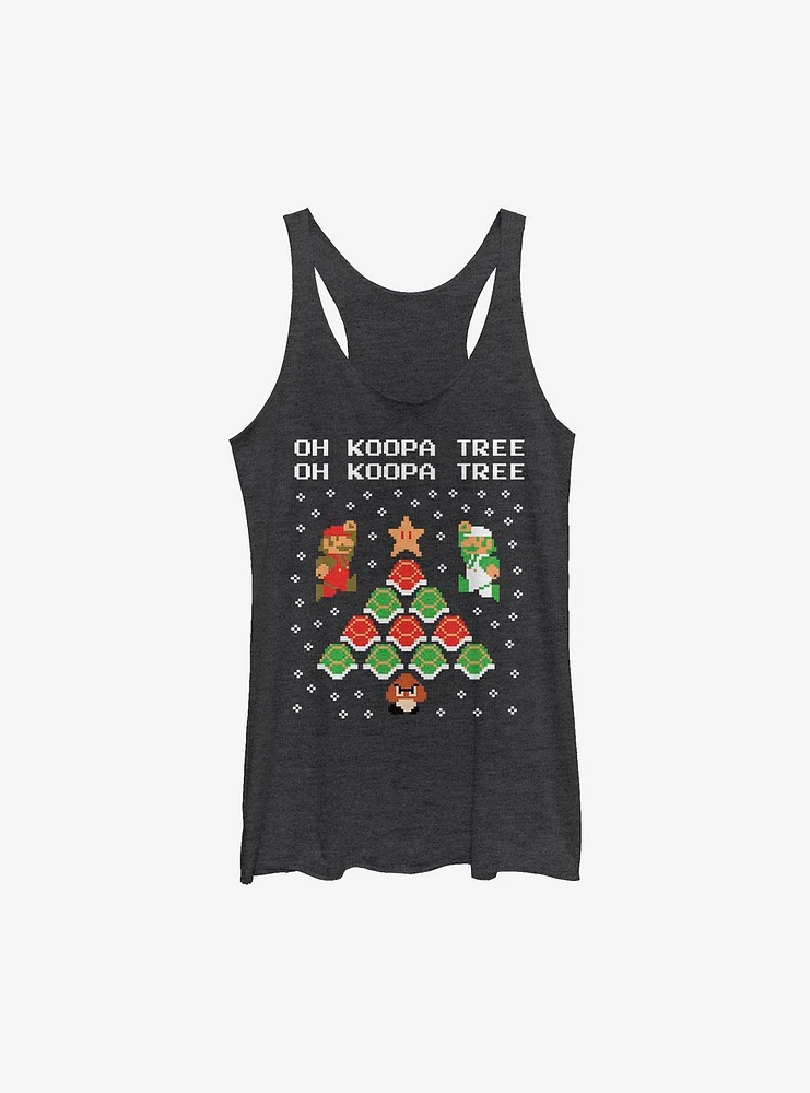 Super Mario Koopa Tree Holiday Girls Tank