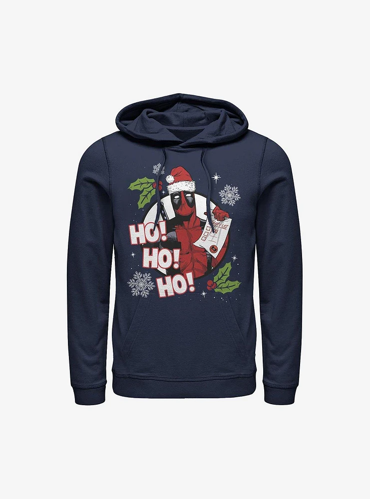 Marvel Deadpool List Christmas Hoodie