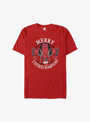 Marvel Deadpool Merry Chimichangas Holiday T-Shirt