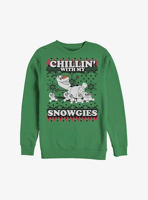 Disney Frozen Snowmie Chillin' Holiday Sweatshirt