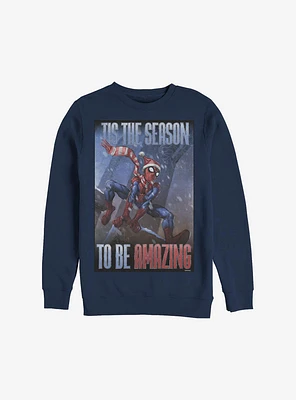 Marvel Spider-Man 'Tis The Season Holiday Sweatshirt