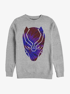 Marvel Black Panther Mask Tie-Dye Sweatshirt