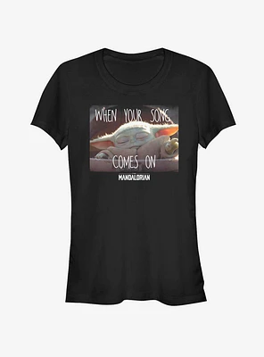 The Mandalorian Song Meme Girls T-Shirt