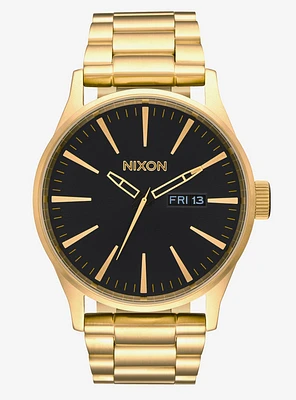 Nixon Sentry Ss All Gold Black Watch
