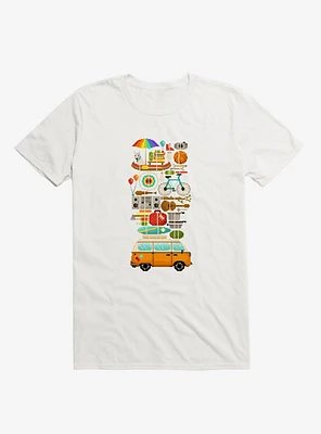 Best Trip Ever 8-Bit White T-Shirt