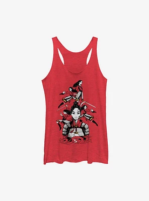 Disney Mulan Live Action Warrior Poses Girls Tank