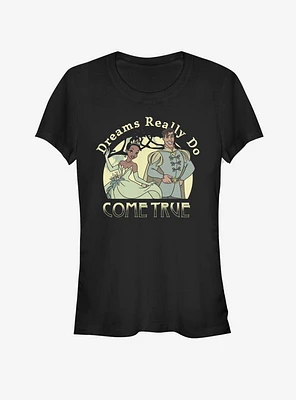 Disney Princess And The Frog Dreams Do Come True Girls T-Shirt