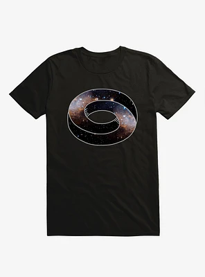 The Universe Cycle Galaxy Black T-Shirt