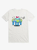 Flat Derp Earth White T-Shirt