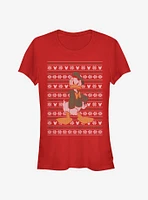 Disney Donald Duck Holiday Sweater Classic Girls T-Shirt