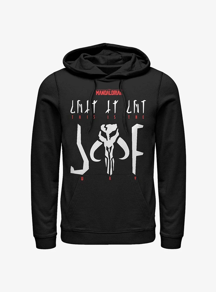 Star Wars The Mandalorian This Is Way Mando'a Encryption Hoodie
