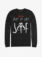 Star Wars The Mandalorian This Is Way Logo Long-Sleeve T-Shirt