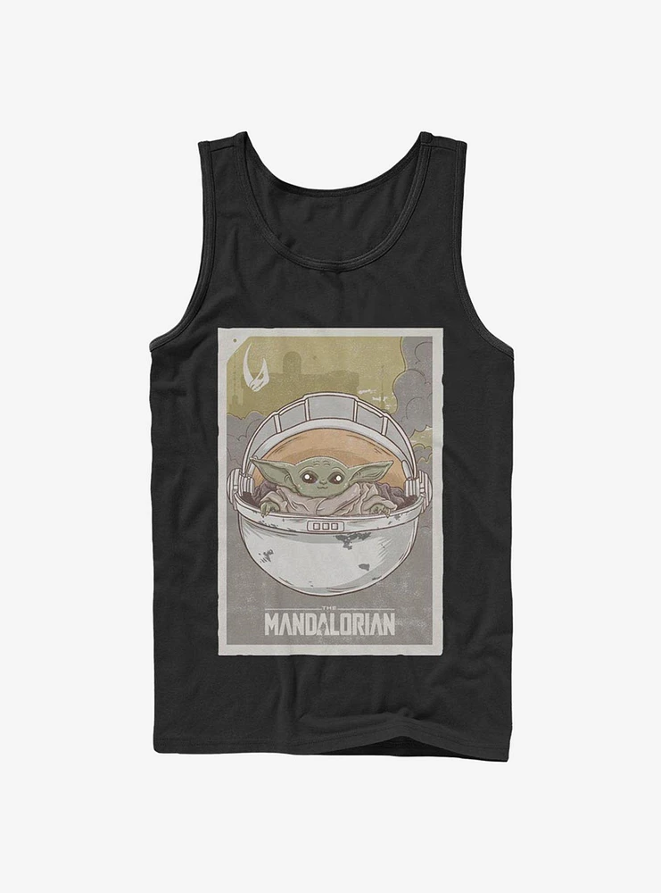 Star Wars The Mandalorian Child Poster Tank