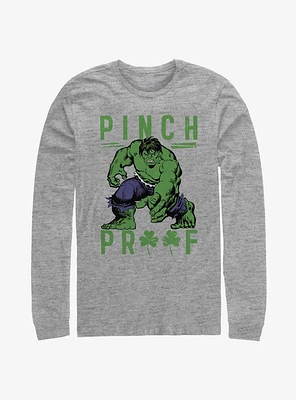 Marvel Hulk Green Pinch Long-Sleeve T-Shirt