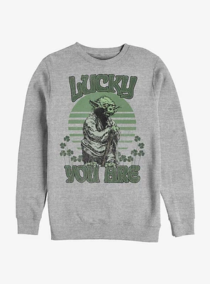 Star Wars Lucky Is Yoda Sweatshirt