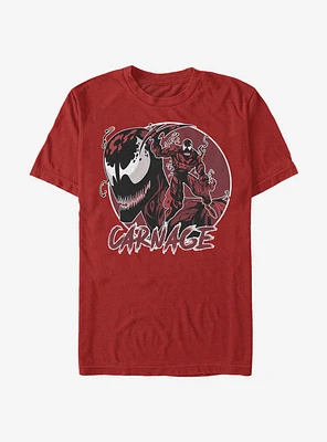 Marvel Carnage Circle T-Shirt
