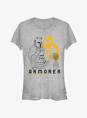 Star Wars The Mandalorian Armorer Girls T-Shirt