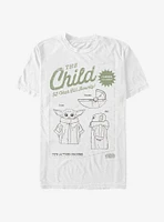 Star Wars The Mandalorian Child Toy Action Figure T-Shirt