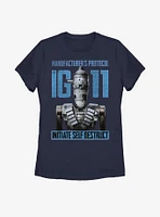 Star Wars The Mandalorian IG - 11 Self Destruct Womens T-Shirt