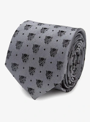 Marvel Black Panther Gray Dot Tie