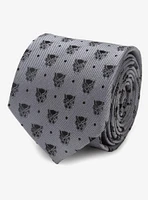 Marvel Black Panther Gray Dot Tie