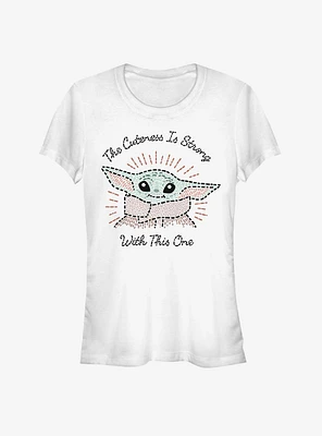 Star Wars The Mandalorian Child Stitch Girls T-Shirt